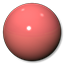 Glossy pink snooker ball with bright highlight, used in online snooker game